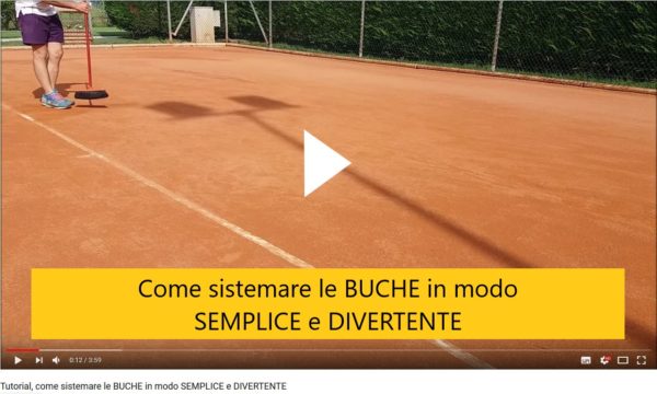 Terra rossa, TUTORIAL, come SISTEMARE UNA BUCA