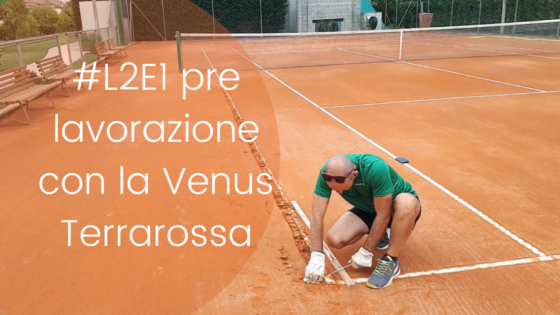 #L2E1 Preparazione del campo prima del taglio con la Venus Terrarossa. Manutenzione straordinaria