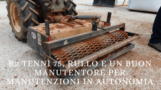 Come risparmiare per la manutenzione dei campi in terra: R2 TENNI 75. RULLO E UN BUON MANUTENTORE